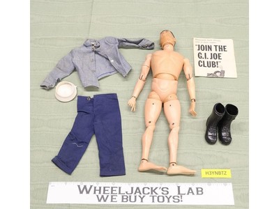 Action Sailor Painted Head Brown 12" GI Joe 1964 Hasbro Vintage