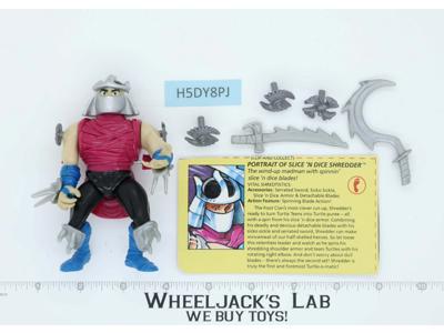 Slice N Dice Shredder Teenage Mutant Ninja Turtle TMNT 1990 Playmates Vintage
