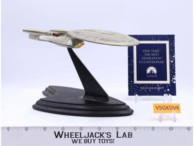 USS Enterprise Sculpture Star Trek Next Generation 1991 Franklin Mint NEW MIB