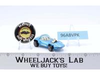 Silhouette Light Blue 1968 Redline Hot Wheels Mattel Vintage RL With Button