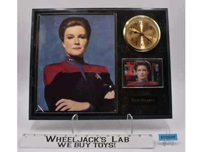 Katheryn Janeway Star Trek Limited Edition Plaque With Built-In Clock
