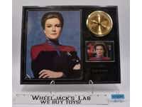 Katheryn Janeway Star Trek Limited Edition Plaque With Built-In Clock