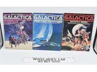 Lot Of 3 Battlestar Galactica Activity Book 1978 Vintage Wonder Books
