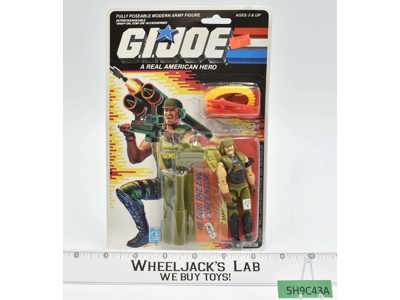 Backblast GI Joe ARAH 1988 Hasbro Action Figure NEW MOSC SEALED