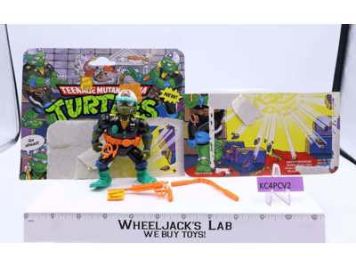 Make My Day Leo 100% Complete Teenage Mutant Ninja Turtle 1991 Vintage Playmates