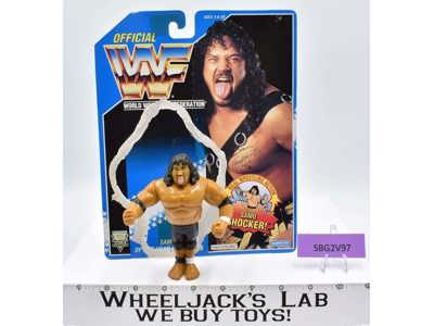 Samu W/CARDBACK 1993 WWF Wrestling Hasbro Action Figures