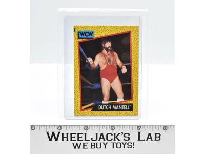 Dirty Dutch Mantell SIGNED Near Mint #77 Card WCW 1991 Impel Wrestling Cards
