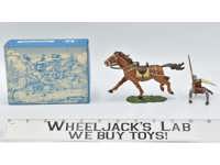 8855 Mounted Cavalry Soldier Norman W Lance Toy Soldiers Elastolin 70MM W/BOX