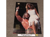 WWF Poster Wrestlemania IV 1988 Champion Macho Man and Miss Elizabeth Wedding
