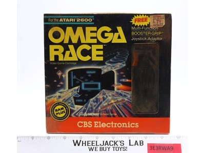 Omega Race W/ Multi-Function Booster-Joystick Adapter CBS Electronics NEW SEALED