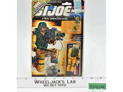 Scoop GI Joe ARAH 1988 Hasbro Action Figure NEW MOSC SEALED