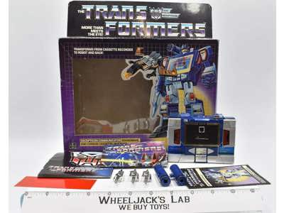 Soundwave W/ Box NICE FIGURE 1985 Vintage G1 Transformers Action Figure