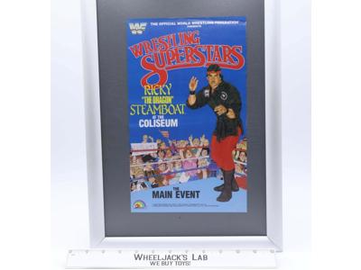 Ricky The Dragon Steamboat Original Poster 12x7.5 1985 WWF LJN Wrestling Vintage