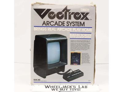 Vectrex Arcade System Video Game Console +Controllers WORKS 9 Games HP-3000 1982