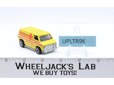 Paramedic Ambulance Van Yellow 1974 Blackwall Hot Wheels Mattel Vintage