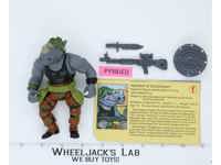 Rocksteady SOFT HEAD Complete Teenage Mutant Ninja Turtles TMNT Playmates 1988