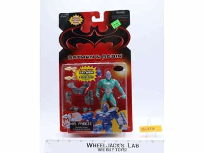 Mr. Freeze Bonus Batman Ring Batman & Robin 1998 Kenner NEW MOSC Figure