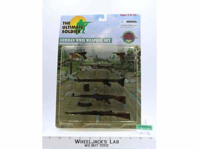 German WWII Weapons Set The Ultimate Soldier 1999 21st Century Toys #60030 NEW