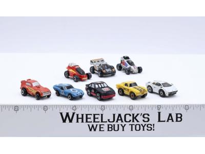 Lot of 8 Race Cars 1988-89 Vintage Galoob Micro Machines