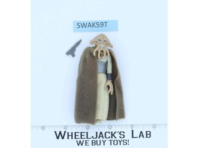 Squid Head 100% Complete Star Wars ROTJ 1983 Vintage Kenner Figure NO REPRO