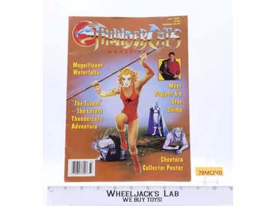 Cheetara Thundercats Magazine Fall 1987 W/Poster LJN