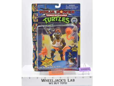 Spike 'n Volley Don Teenage Mutant Ninja Turtle Ninja Power TMNT Playmates MOSC
