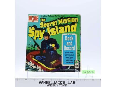 The Secret Mission to Spy Island GI Joe Book & Record Set 1973 Peter Pan