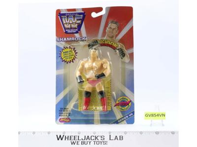 Shamrock Bend-Ems WWF 1997 Just Toys 4.5" NEW MOSC SEALED
