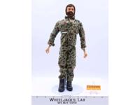 Land Adventurer Flocked Brown Hair & Beard 12" GI Joe 1970 Hasbro Action Figure