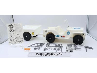 Strike Force UN Jeep & Trailer GI Joe 1970's Sunny Smile 12" Figure Vehicle