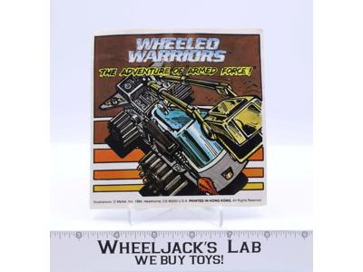 Saw Boss 100% Complete Wheeled Warriors 1984 Mattel Vintage Action Figure