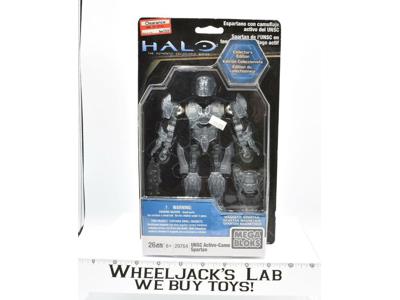 UNSC Active-Camo Spartan Magnetic MOSC NEW Halo MEGA 2012 Action Figure