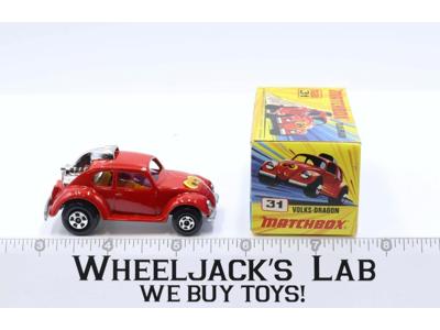 Volks Dragon No 31 Lesney Superfast Matchbox 1973 W/Box England Vintage