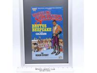 Brutus Beefcake Original Poster 12X7.5 1985 WWF LJN Wrestling Vintage