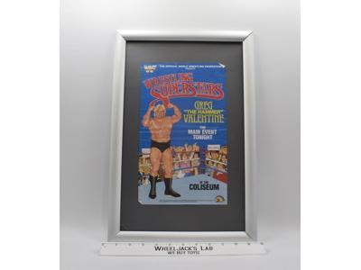 Greg "The Hammer" Valentine Original Poster 1985 WWF LJN Wrestling Vintage