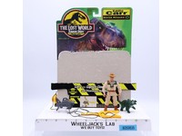 Eddie Carr 100% Complete Jurassic Park The Lost World 1993 Kenner W/CARDBACK