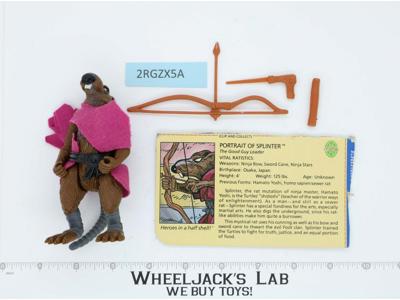 Splinter HARD HEAD Teenage Mutant Ninja Turtles TMNT 1988 Vintage Playmates