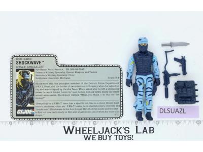 Shockwave V1 100% Complete G.I. Joe 1988 Hasbro Vintage Action Figure