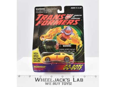 Gearhead Autobots 1994 NEW MOSC Go-Bots G2 Transformers Hasbro Action Figure