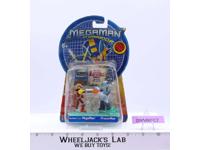 Megaman vs Freezeman Megaman NT Warrior 2004 Mattel Figure NEW MOSC SEALED