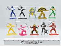 Lot of 11 Mighty Morphin Power Rangers Figures 1990's Bandai Action Figure
