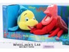 Flounder & Sebastian Stuffed Plush The Little Mermaid Disney 1990 Tyco NEW MISB