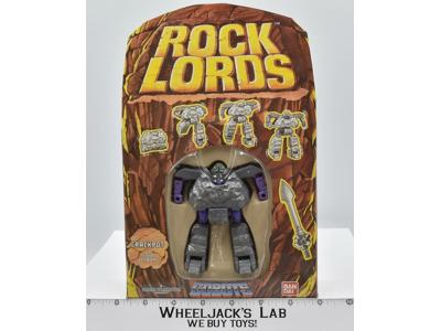 Crackpot SEALED MISB European Rock Lords GOBOTS 1986 Bandai Action Figure