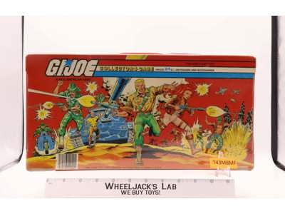 GI Joe Collectors Case 24 Action Figures W/TRAYS 1984 Tara Toy Accessory