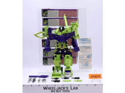 Devastator 100% Complete Vintage 1985 G1 Transformers Hasbro Action Figure