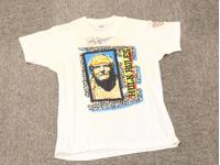 WWF 1989 Hulk Rules T-Shirt Signed by Hogan RARE