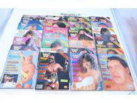 WWF Huge Lot of 33 Magazines 1986 1987 1988 1989 Vintage