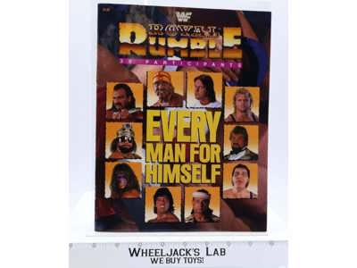 WWF Royal Rumble 30 Participants 1990 Official Souvenir Edition Program Magazine