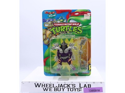 Movie Star Shredder Teenage Mutant Ninja Turtles 1992 Playmates MOSC UNPUNCED