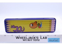 QBert Q-Bert Q Bert Metal Pencil Case 1983 Mylstar Vintage